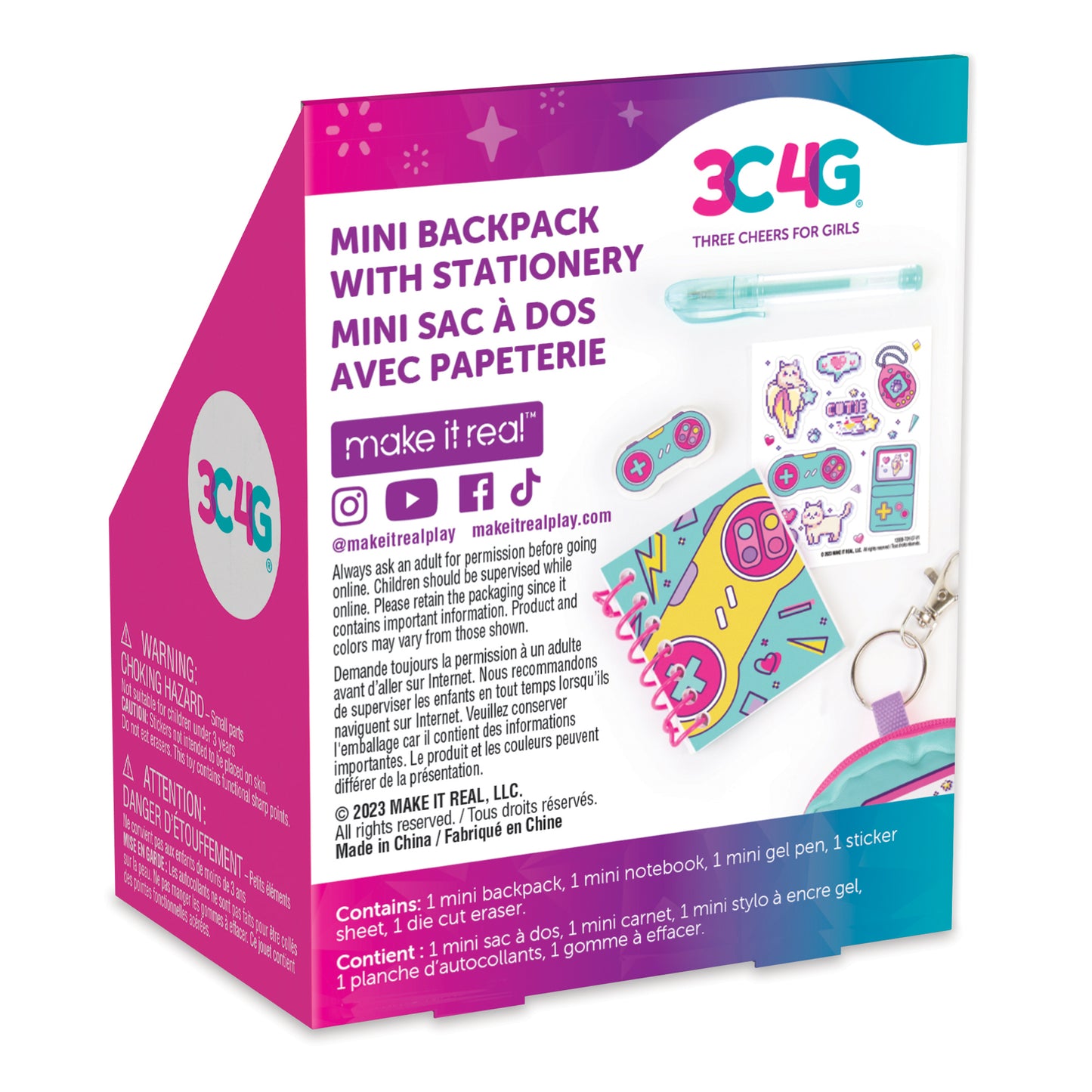 Móc Khóa Balo Mini Surprise Retro Gamer 3C4G 12088
