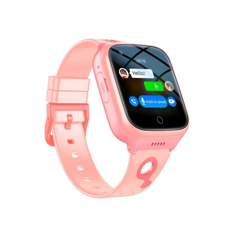 Đồng hồ thông minh cho bé 4G Cleverkid Hồng dịu dàng COOLKIDS HGW933