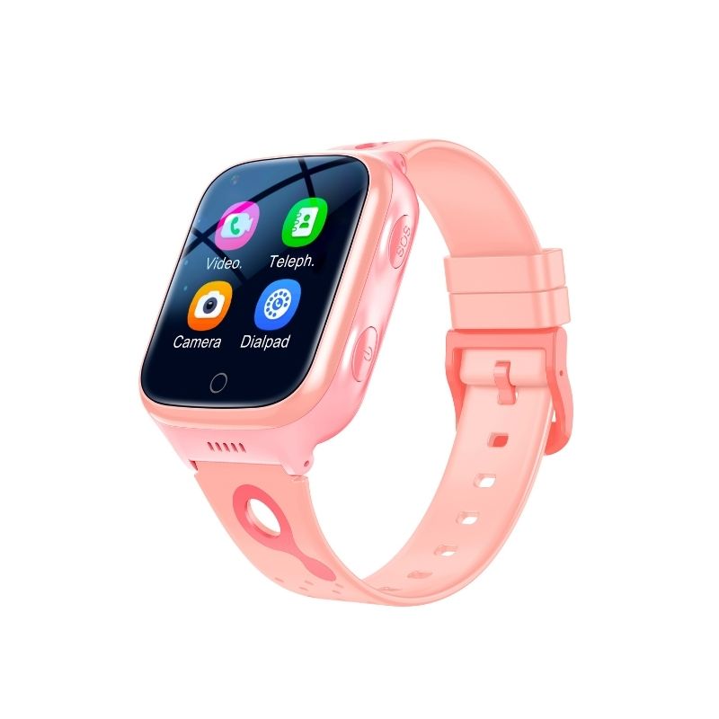 Đồng hồ thông minh cho bé 4G Cleverkid Hồng dịu dàng COOLKIDS HGW933