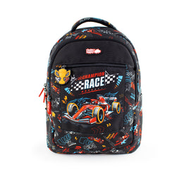 Ba Lô Đi Học, Đi Chơi ActiveGo Champion Race - Jet Black CLEVERHIPPO BC0129/BLACK