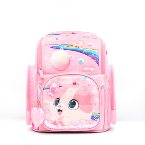 Balo Đi Học Fancy Kitty Pinky Hồng CLEVER HIPPO BK1232