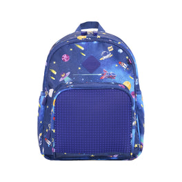 Balo Đi Học, Đi Chơi Futuristic Kids Xanh Indigo Upixel U21-001