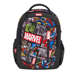 Balo Đi Học, Đi Chơi Zipit Siêu Anh Hùng Marvel Đen CLEVER HIPPO BLM9207
