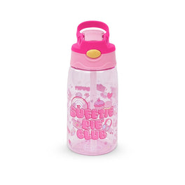 Bình Nước Nhựa Ống Hút Gập Sweetie Pie Club CLEVERHIPPO WB04/LIGHTPINK