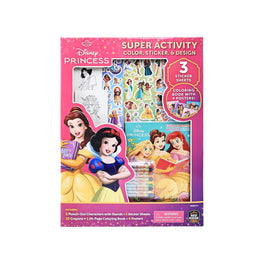 Bộ DIY Bút Màu, Sticker Và Sổ Chơi Game Disney Princess RED RIDGE 100202