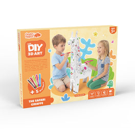 Đồ Chơi Trẻ Em: Bộ DIY Lắp Ráp Mô Hình 3D The Safari Giraffe CLEVERHIPPO CJP04-GIRAF