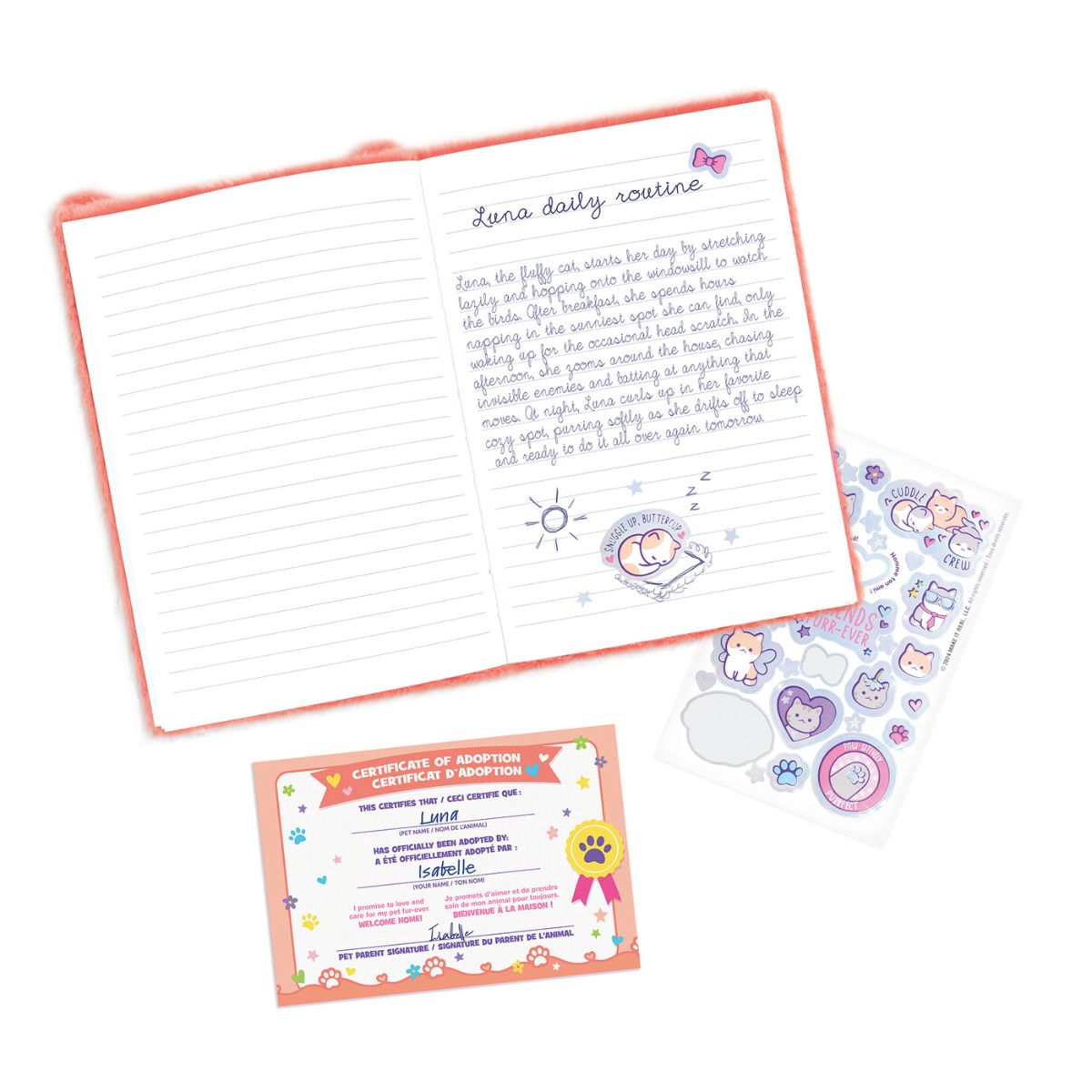 Bộ Sổ Tay Nhật Ký Critter Journals Cat 3C4G 12096
