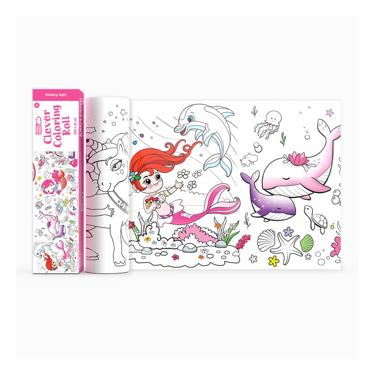 Sách Tô Màu Dạng Cuộn - Little Princess CLEVERHIPPO CR03