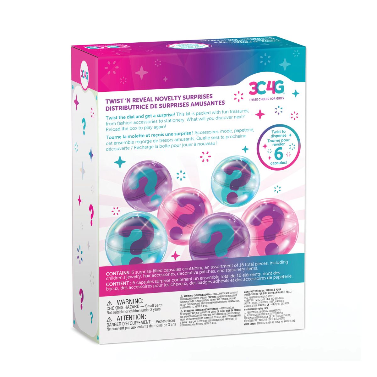 Đồ Chơi Hộp 6 Trứng Surprise 3C4G 12092