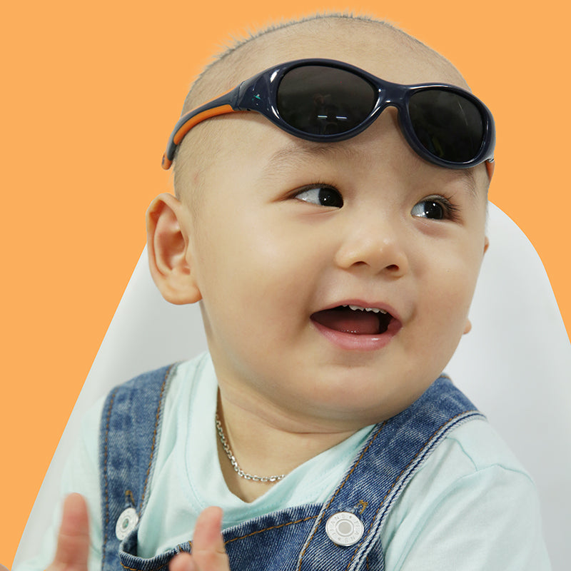 Kính mát gọng dẻo Navy Orange 0+