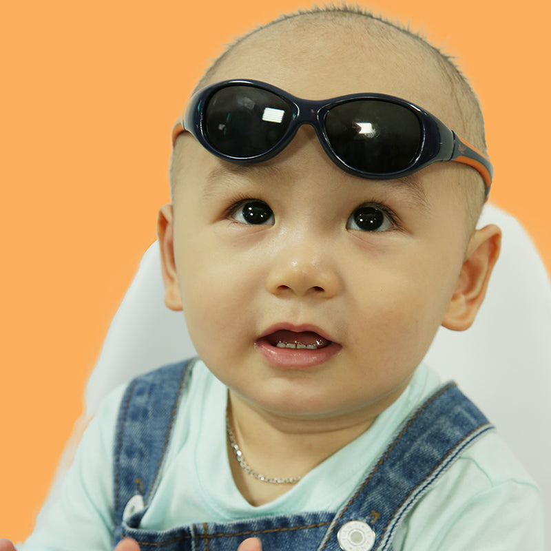 Kính mát gọng dẻo Navy Orange 0+