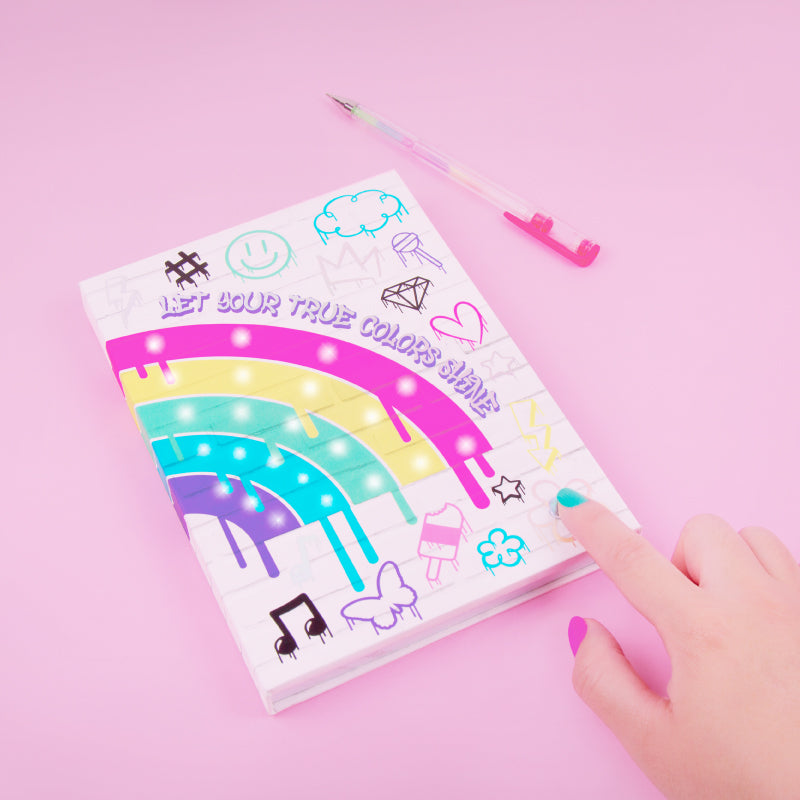 Bộ sổ bút - Graffiti Light Up Rainbow