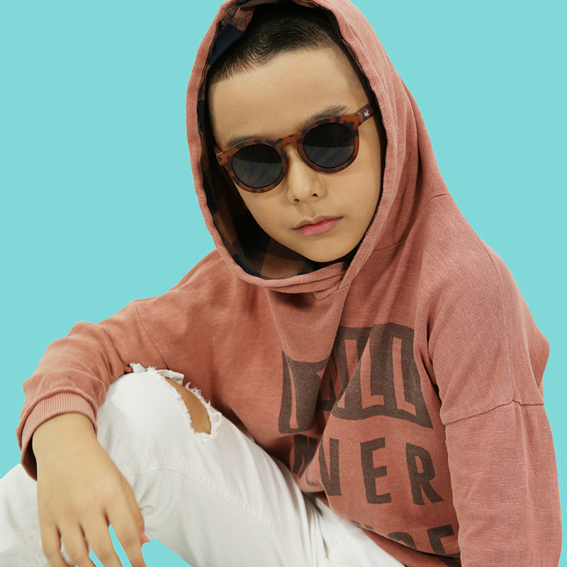 Kính mát phong cách Tortoise 3+