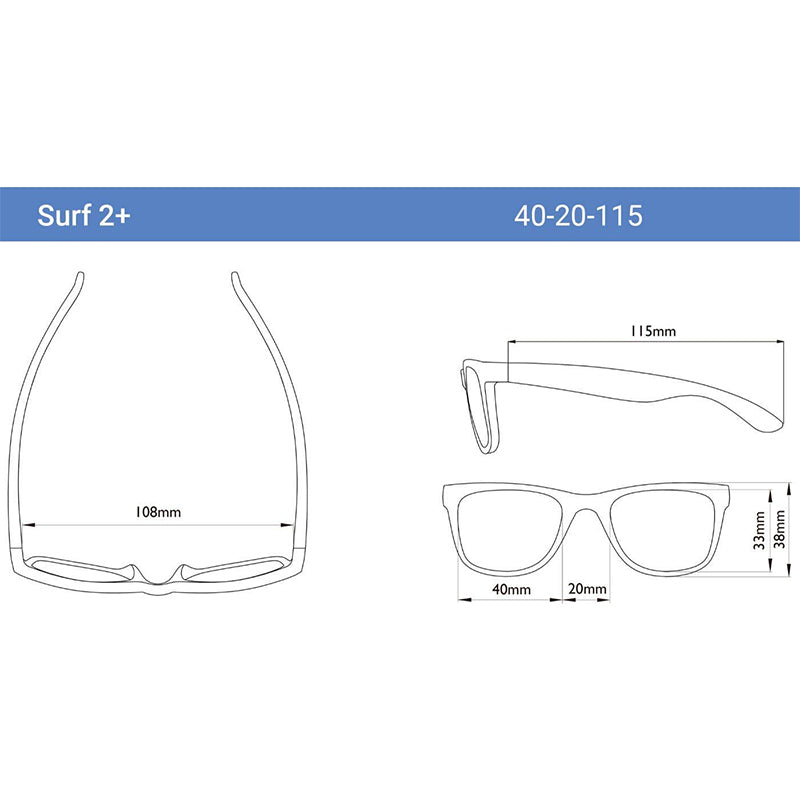 Kính mát thời trang Steel Blue 2+ REALSHADES 2SURSTE