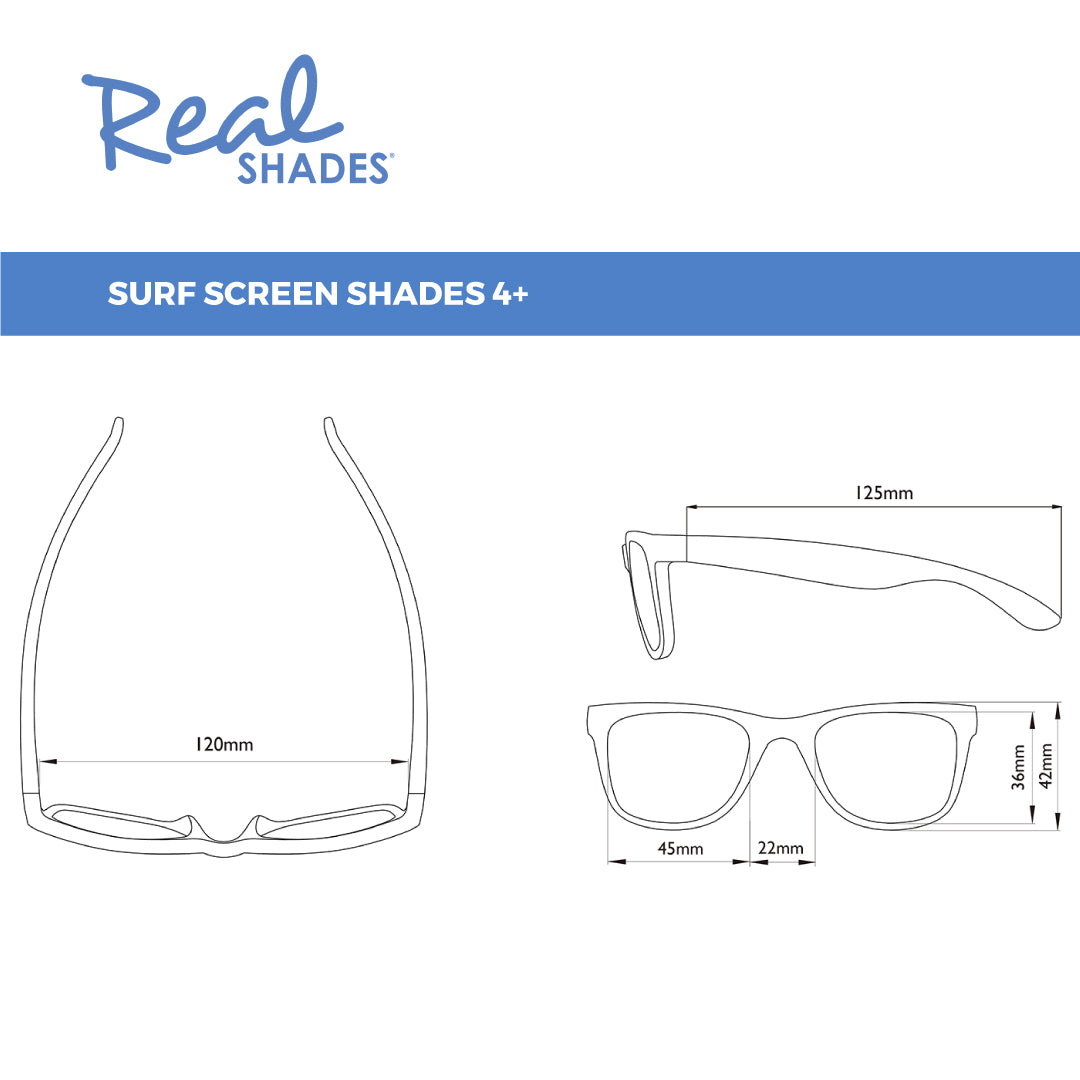 Kính chống ánh sáng xanh Neon Pink REALSHADES 4SCRNPK