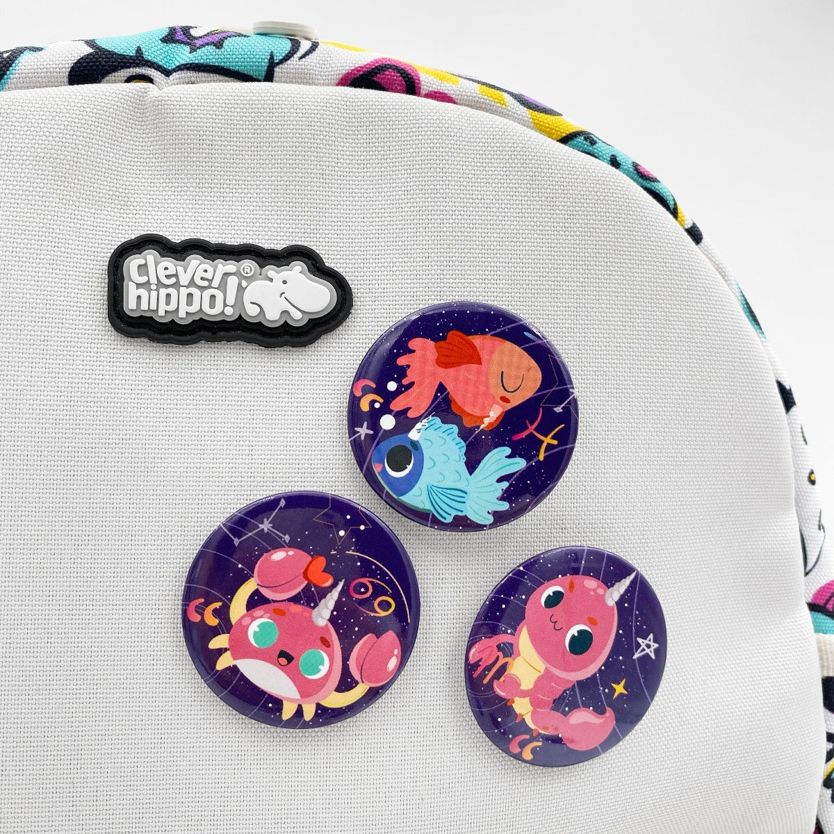 Huy hiệu Unicorn Horoscope - Water CLEVERHIPPO BADGE05