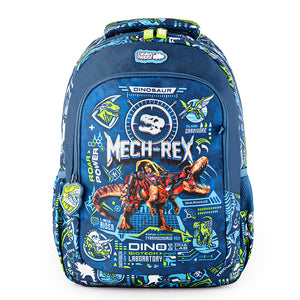 Balo Đi Học, Đi Chơi Easy Go Mech-Rex Dino Xanh CLEVER HIPPO BD0116