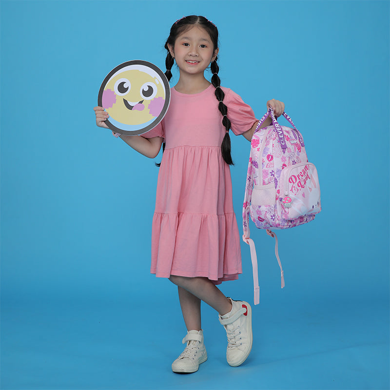 Balo Mẫu Giáo Mini Fairy Forest Hồng CLEVER HIPPO BF4110