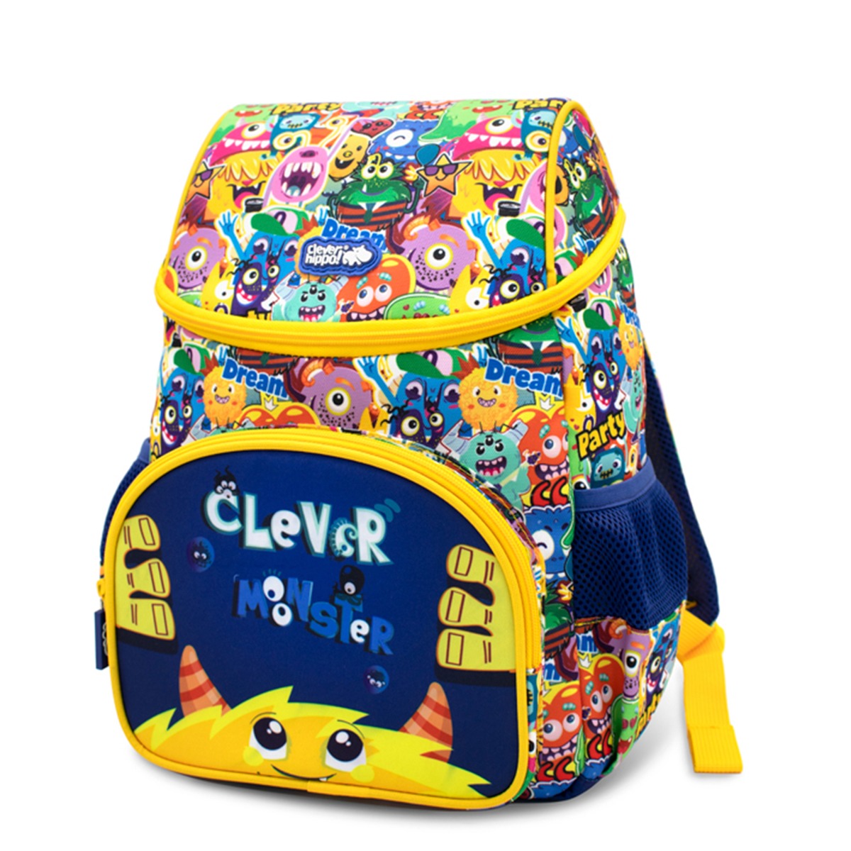 Ba lô Hoodie - Clever Monster Vàng CLEVERHIPPO BM3105