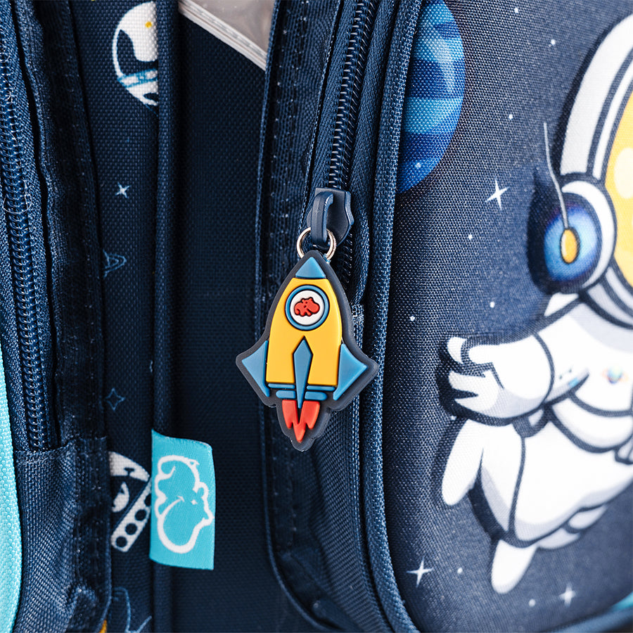 Balo Đi Học Fancy Space Adventure Xanh CLEVER HIPPO BS1220