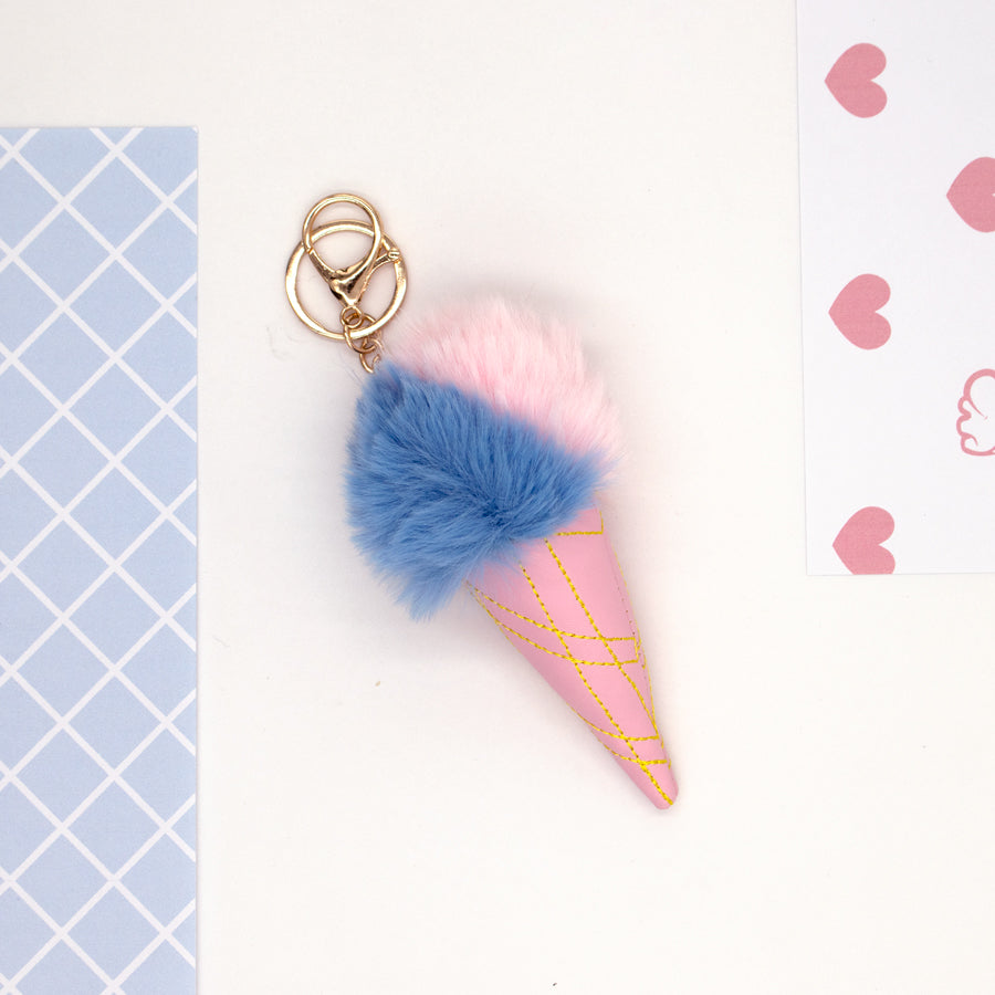 Móc khóa Pom Pom - Sweety ice cream