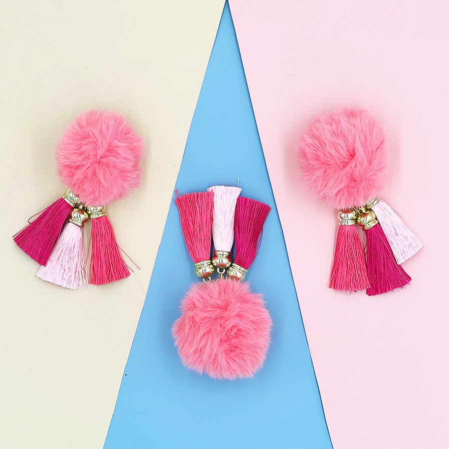 Móc khóa Pom Pom - Dreamy Girl