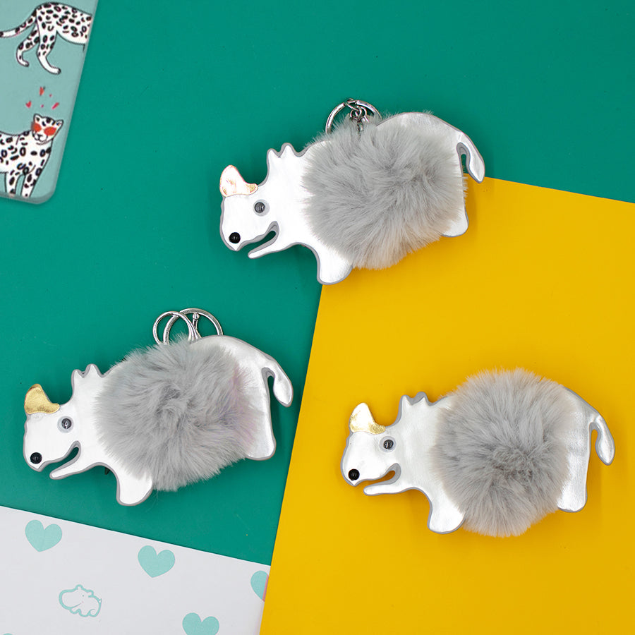 Móc khóa Pom Pom - Người bạn rừng xanh