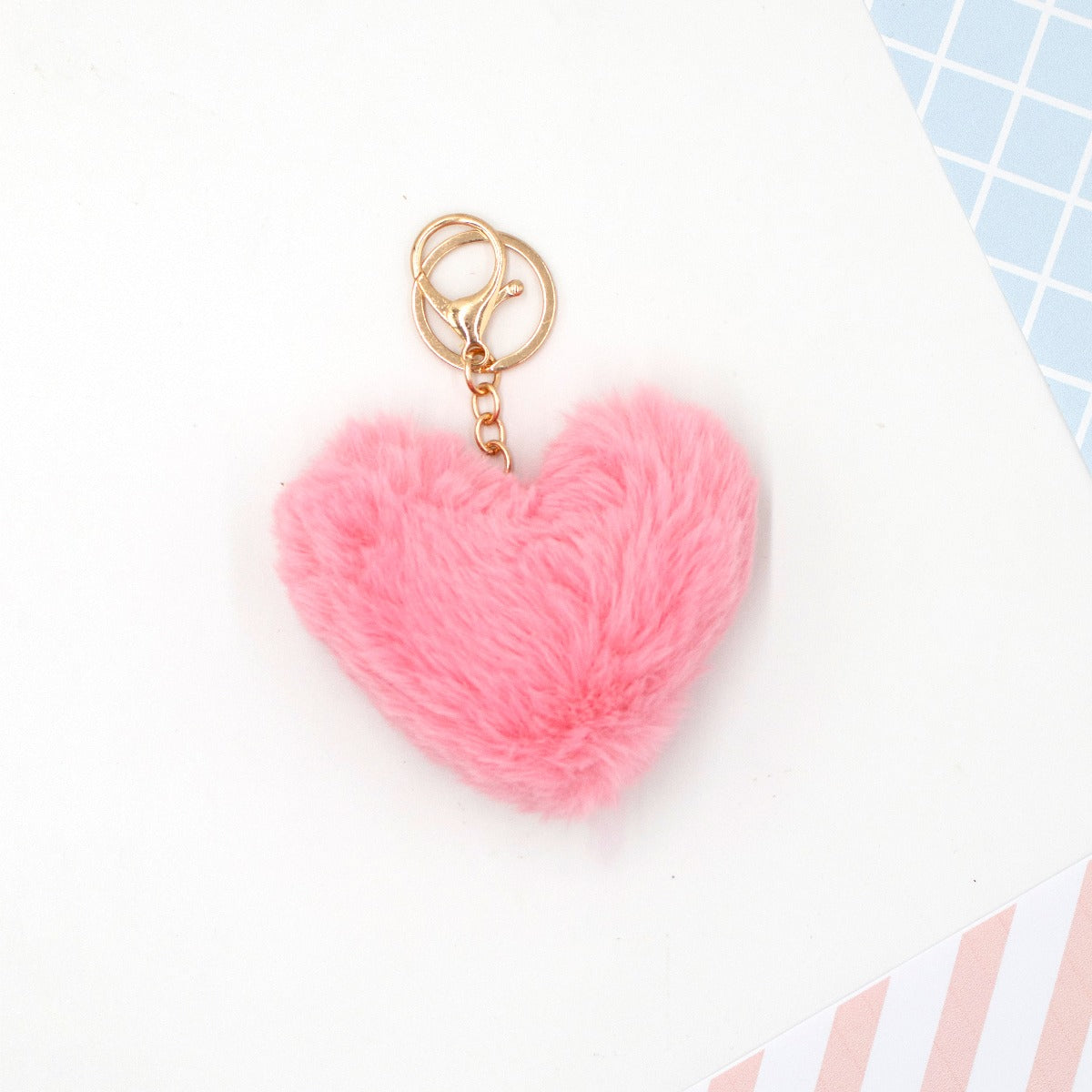 Móc khóa Pom Pom - Sweet Hearts