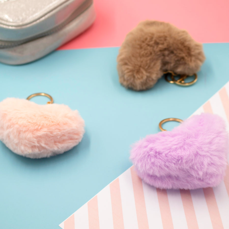 Móc khóa Pom Pom - Sweet Hearts