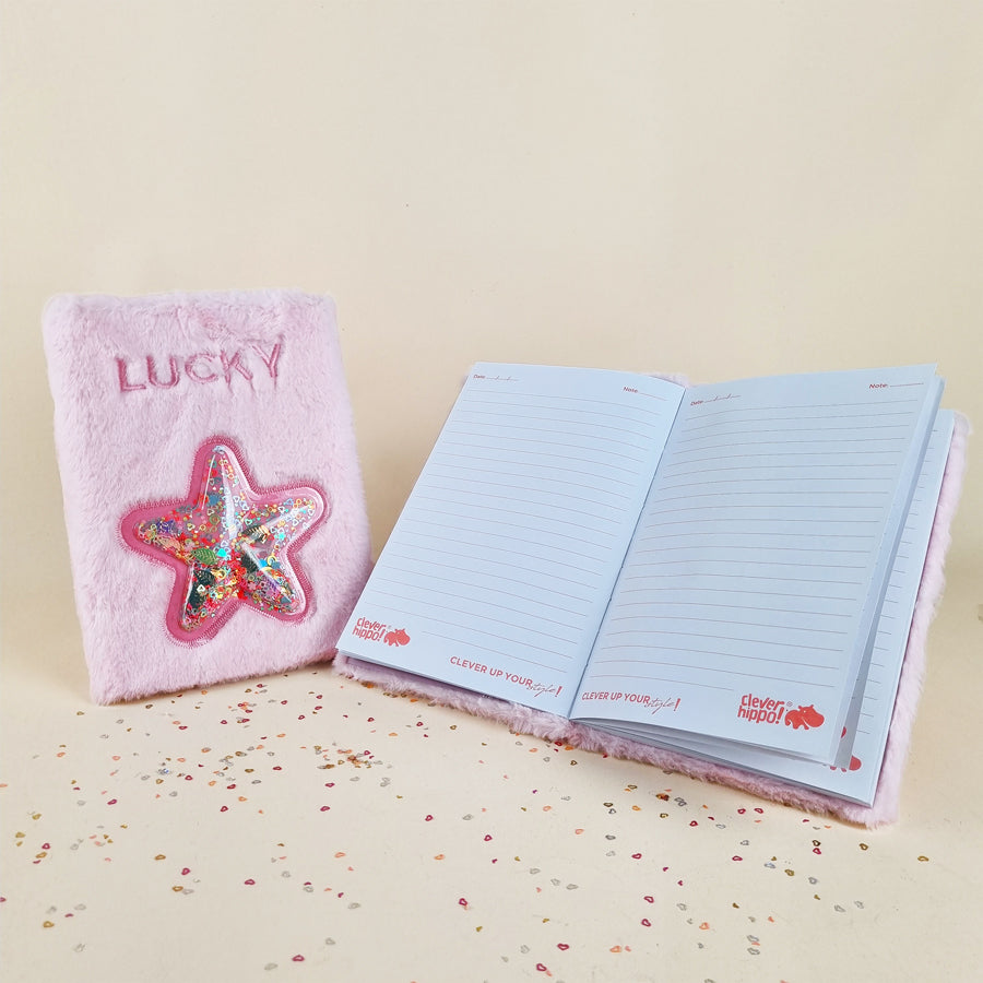 Bộ đồ dùng văn phòng phẩm - Sparkle Star Hồng CLEVERHIPPO NB1101