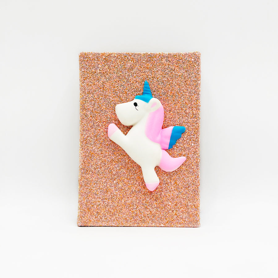 Bộ đồ dùng văn phòng phẩm - Glittery Unicorn Hồng