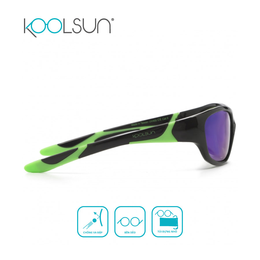 Kính mát thể thao Black Lime