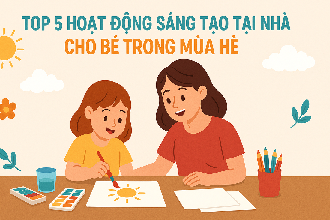 Top 5 Hoạt Động Sáng Tạo Tại Nhà Cho Bé Trong Mùa Hè