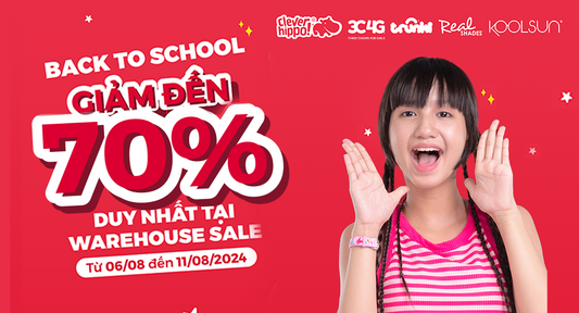 Săn balo, đồ dùng học tập giá tốt nhất năm tại Warehouse Sale Mykingdom