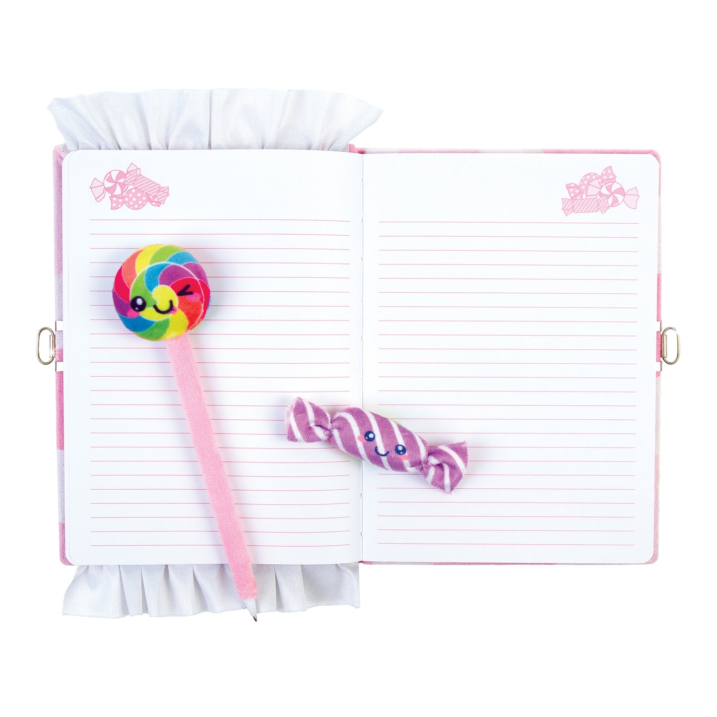 Candy Plush Pocket Notebook and Pen Set 3C4G 12053