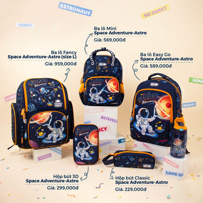 Hộp Bút 3D Space Adventure - Astro CLEVERHIPPO HS1114