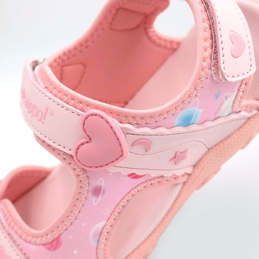 Giày Sandals Dreamy Sweet Heart Hồng S35