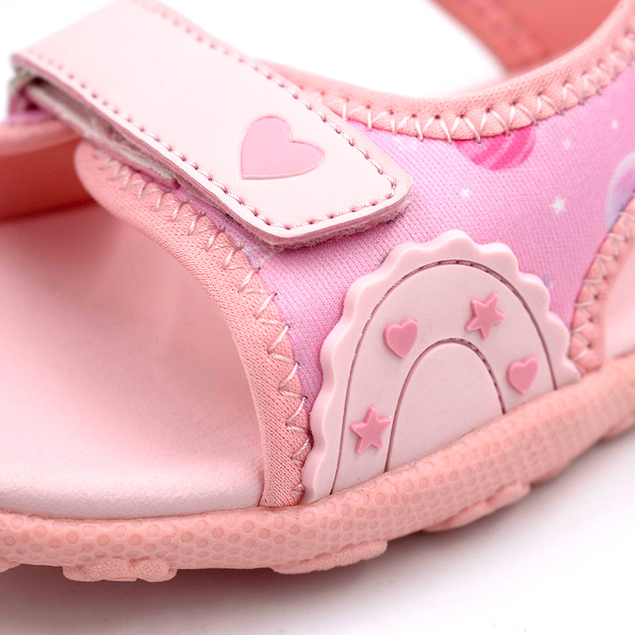 Giày Sandals Dreamy Sweet Heart Hồng S35