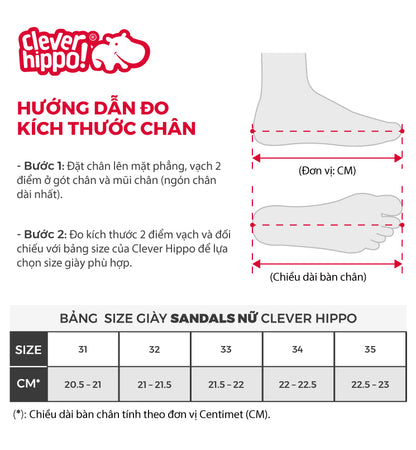 Giày Sandals Dreamy Sweet Heart Hồng Clever Hippo SD302/NUDE