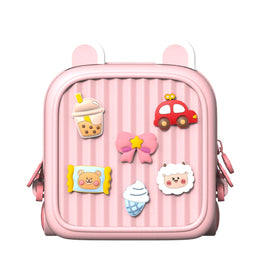 Ba Lô Đi Học, Đi Chơi Mini Kèm Charm KOOOL Hồng K32/PINK