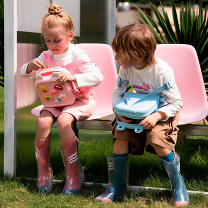 Ba Lô Đi Học, Đi Chơi Mini Kèm Charm KOOOL Hồng K32/PINK