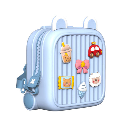 Ba Lô Đi Học, Đi Chơi Mini Kèm Charm KOOOL Xanh Dương K32/BLUE