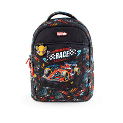 Ba Lô Đi Học, Đi Chơi ActiveGo Champion Race - Jet Black CLEVER HIPPO BC0129/BLACK