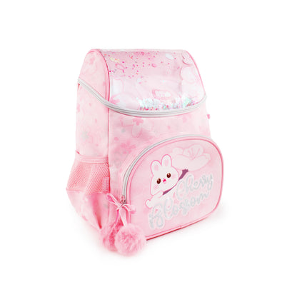 Ba Lô Đi Học, Đi Chơi Có Nón Hoodie Cherry Bunny CLEVER HIPPO BC3110