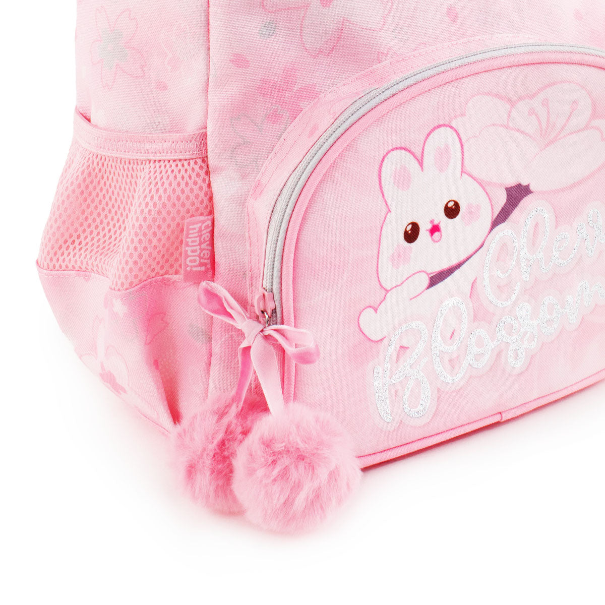 Ba Lô Đi Học, Đi Chơi Có Nón Hoodie Cherry Bunny CLEVER HIPPO BC3110