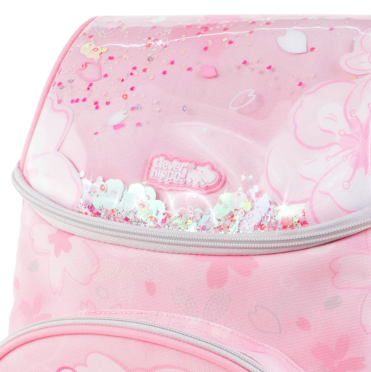 Ba Lô Đi Học, Đi Chơi Có Nón Hoodie Cherry Bunny CLEVER HIPPO BC3110