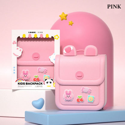 Ba Lô Đi Học, Đi Chơi Kèm Charm Cute Hồng Xinh Xắn KOOOL K87/PINK