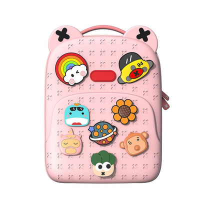Ba Lô Đi Học, Đi Chơi Kèm Charm KOOOL Hồng KBP16/PINK