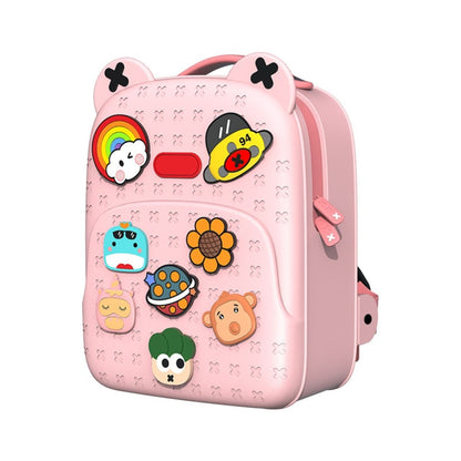 Ba Lô Đi Học, Đi Chơi Kèm Charm KOOOL Hồng KBP16/PINK