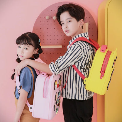 Ba Lô Đi Học, Đi Chơi Kèm Charm KOOOL Vàng KBP16/YELLOW